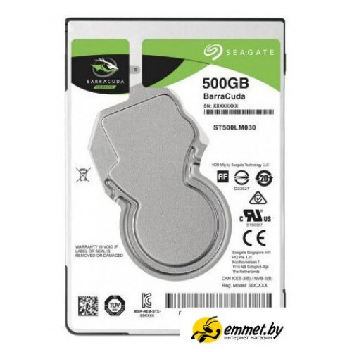 Жесткий диск Seagate Barracuda 500GB [ST500LM030]