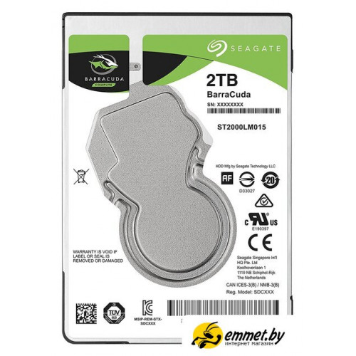 Жесткий диск Seagate Barracuda 2TB [ST2000LM015]