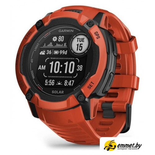 Умные часы Garmin Instinct 2x Solar (оранжевый)
