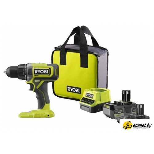 Дрель-шуруповерт Ryobi RDD18-2C415S 5133005612 (с 2-мя АКБ, сумка)