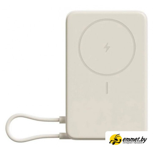 Внешний аккумулятор Xiaomi Magnetic Power Bank with Built-in Stand WPB1007Z 10000mAh (бежевый, международная версия)