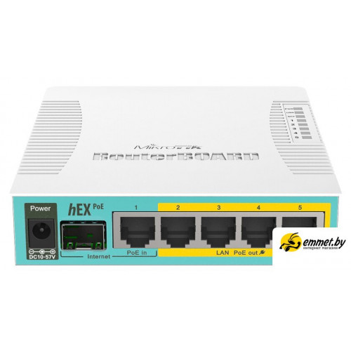Маршрутизатор Mikrotik Hex PoE [RB960PGS]