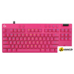 Клавиатура Logitech G Pro X TKL Rapid 920-013255 (розовый, нет кириллицы)