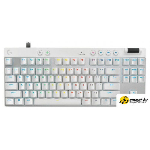 Клавиатура Logitech G Pro X TKL Rapid 920-013244 (белый, нет кириллицы)