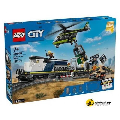 Конструктор LEGO City 60508 Ограбление полицейского поезда