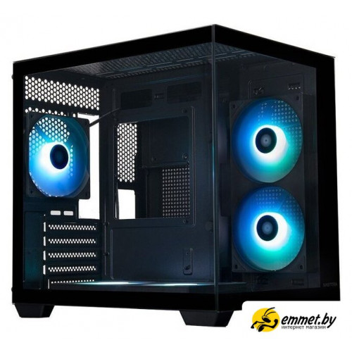 Корпус XASTRA QW400M 5ARGB-FC-C6-AC QW400M-2FA24A-1FC12A-C6-AC (черный)