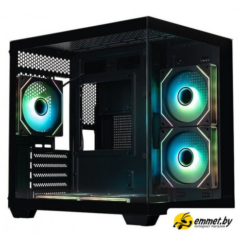 Корпус XASTRA QW400M 5ARGB-C6-AC QW400M-5FM12A-C6-AC (черный)