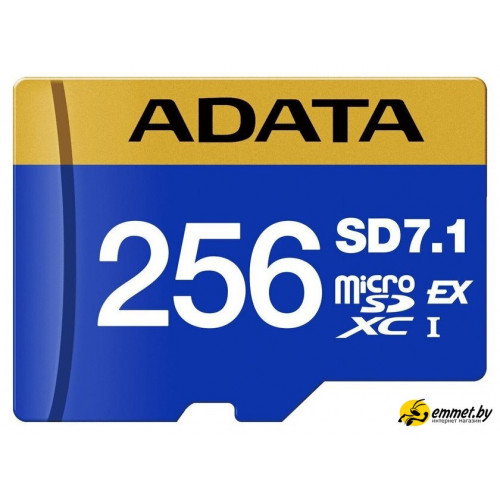Карта памяти ADATA Premier Extreme microSDXC SD7.1 256GB UD256GEX3L1-C