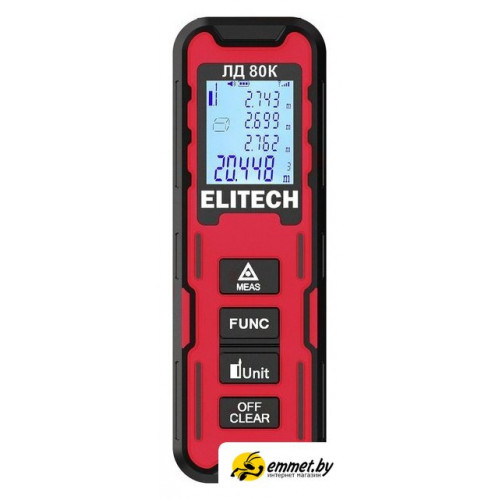 Лазерный дальномер ELITECH ЛД 80К (new)