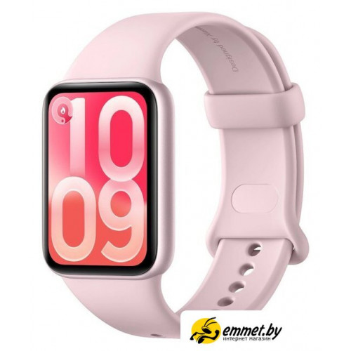 Фитнес-браслет Xiaomi Smart Band 10 Pro M2552B1 (розовый, с розовым силиконовым ремешком, международная версия)