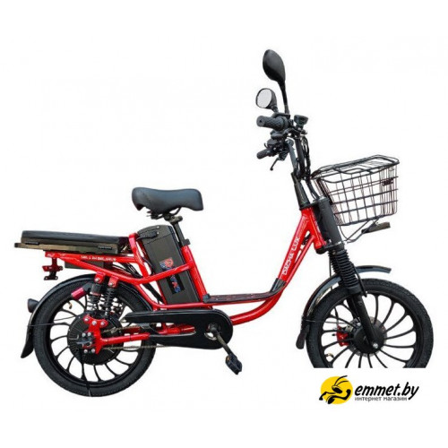 Электровелосипед Smart8 Dacha Lux (красный)