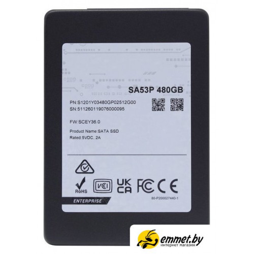 SSD Phison SA53P 480GB S1201Y03480GP02512G00