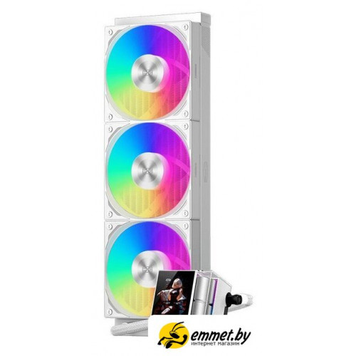 Система жидкостного охлаждения для процессора PCCooler DS360 ARGB Display (белый)