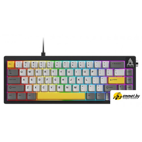 Клавиатура Ajazz AK650 Wired (серый/белый/желтый, Ajazz Bright Moon)