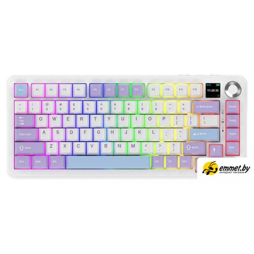 Клавиатура Ajazz AK820 Max Plus (фиолетовый/белый/синий, Ajazz Murad)