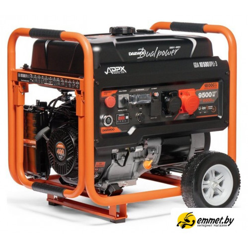 Бензиновый генератор Daewoo Power GDA 10500DPLi-3
