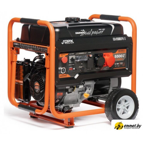 Бензиновый генератор Daewoo Power GDA 9500DPLi-3