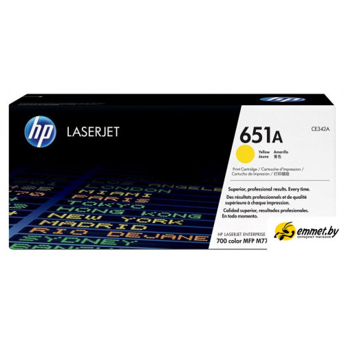 Картридж HP LaserJet 651A (CE342A)