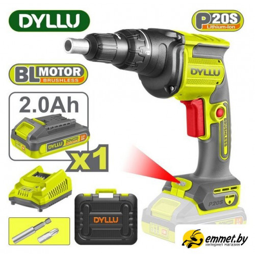 Шуруповерт для гипсокартона Dyllu DTDS204281 (с 1-им АКБ, кейс)