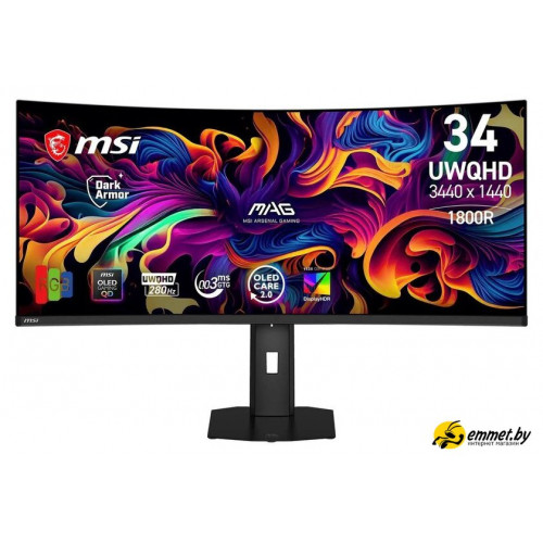 Игровой монитор MSI MAG 341CQP QD-OLED X28