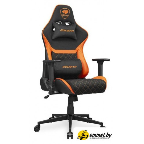 Игровое (геймерское) кресло Cougar Armor One V2 F (черный/оранжевый)