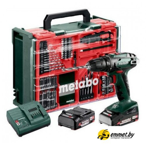 Дрель-шуруповерт Metabo BS 18 Set 602207710 (с 2-мя АКБ, кейс)