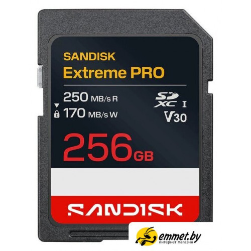 Карта памяти SanDisk Extreme PRO SDXC SDSDXXJ-256G-GSCIN 256GB