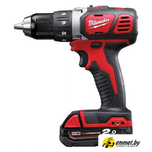 Дрель-шуруповерт Milwaukee M18 BDD-202C 4933443555 (с 2-мя АКБ, кейс)
