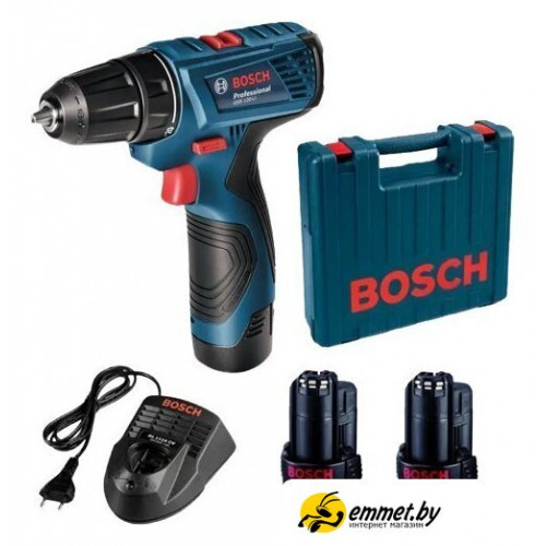Дрель-шуруповерт Bosch GSR 120-LI Professional 06019F7001 (с 2-мя АКБ, кейс)
