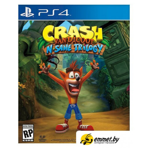Игры для приставок PlayStation 4 Crash Bandicoot N.Sane Trilogy