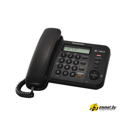 Проводной телефон Panasonic KX-TS2358RUB (черный)