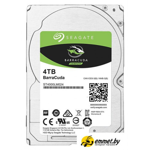 Жесткий диск Seagate Barracuda 4TB [ST4000LM024]