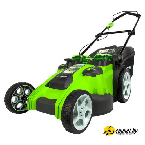 Газонокосилка Greenworks G40LM49DBK4 (с 1-м АКБ 4 Ah)