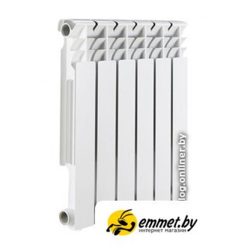 Алюминиевый радиатор Rommer Optima 500 (6 секций)