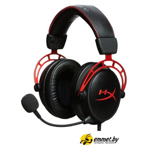 Наушники HyperX Cloud Alpha (черный/красный)