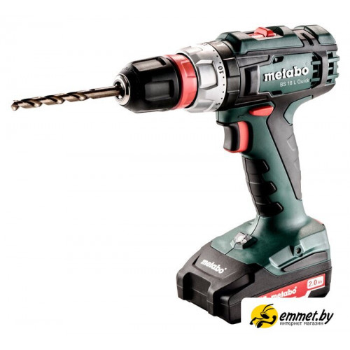 Дрель-шуруповерт Metabo BS 18 L Quick 602320500 (с 2-мя АКБ, кейс)