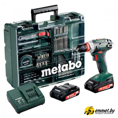 Дрель-шуруповерт Metabo BS 18 Quick Set 602217880 (с 2-мя АКБ, кейс)