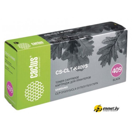 Картридж CACTUS CS-CLT-K409S (аналог Samsung CLT-K409S)