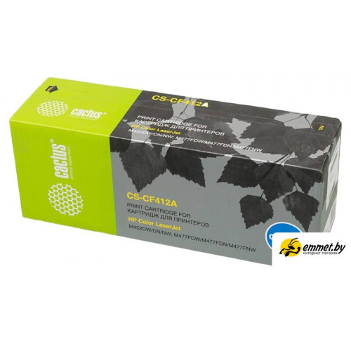 Картридж CACTUS CS-CF412A (аналог HP CF412A)