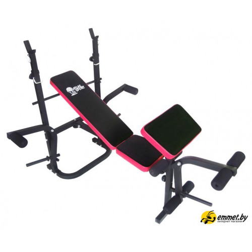 Скамья для жима штанги Atlas Sport 1070 (черный/красный)