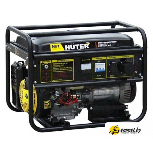 Бензиновый генератор Huter DY9500LX-3