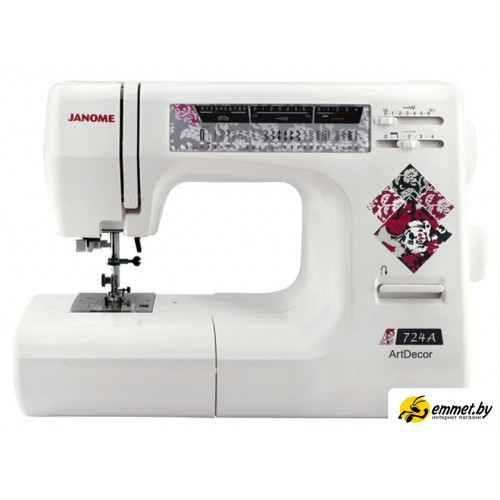 Электромеханическая швейная машина Janome ArtDecor 724A