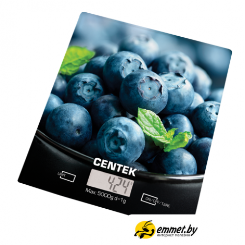 Кухонные весы CENTEK CT-2462 (голубика)
