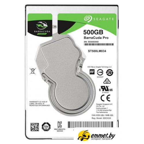 Жесткий диск Seagate Barracuda Pro 500GB ST500LM034