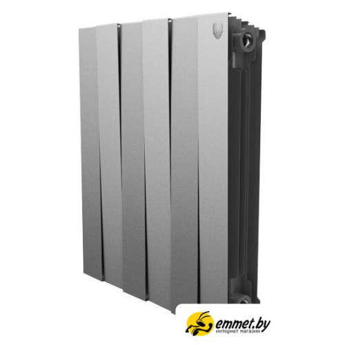 Биметаллический радиатор Royal Thermo PianoForte 500 Silver Satin (10 секций)