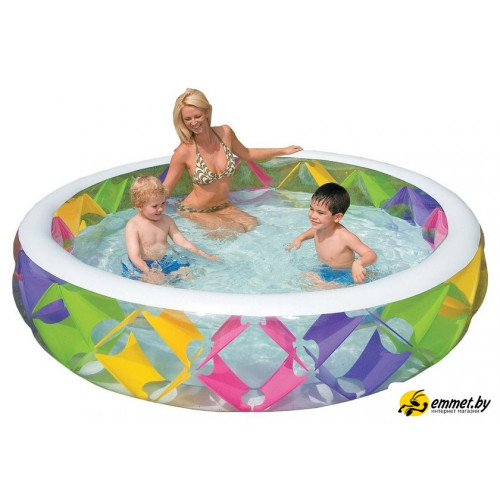 Надувной бассейн Intex Swim Center Pinwheel 229х56 (56494)