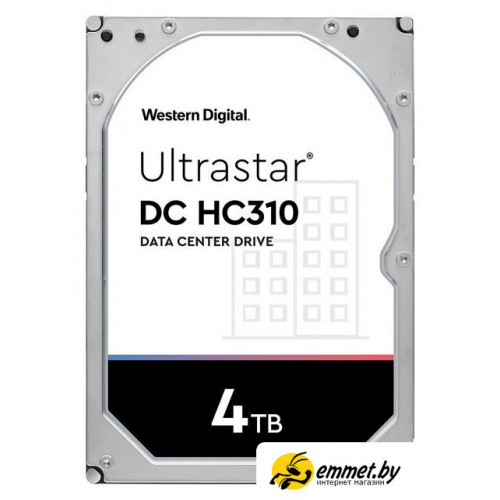 Жесткий диск WD Ultrastar DC HC310 (7K6) 4TB HUS726T4TALE6L4