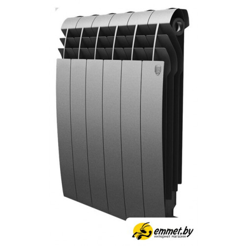 Биметаллический радиатор Royal Thermo BiLiner 500 Silver Satin (10 секций)