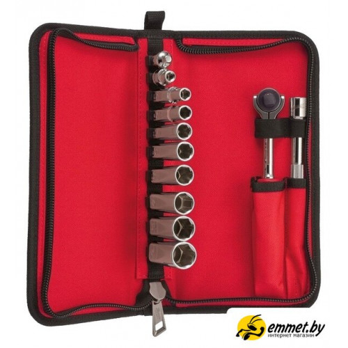Набор трещотка с головками Milwaukee 48229001 (12 предметов)