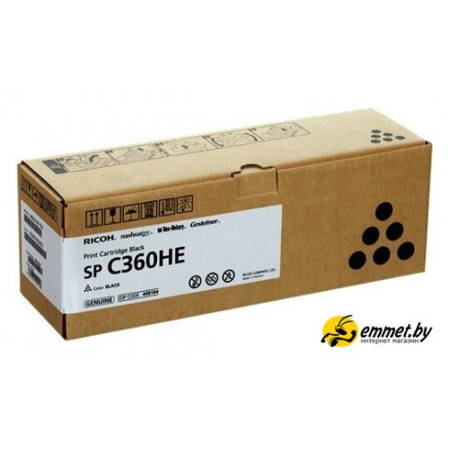 Картридж Ricoh SP C360HE 408184 (черный)